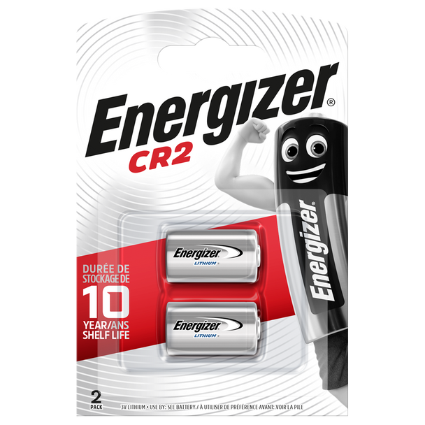 Energizer CR2 Lithium Battery | 2 Pack