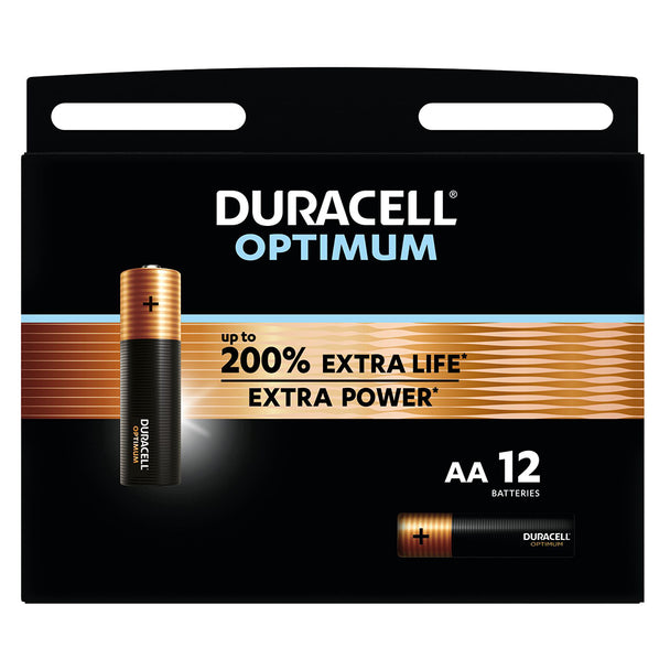 Duracell Optimum AA LR6 Batteries | 12 Pack