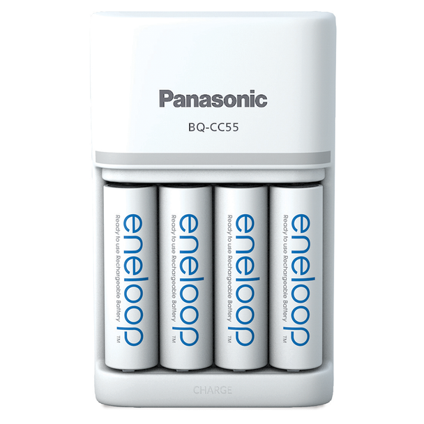 Panasonic Eneloop SmartPlus Charger inc. 4 x Eneloop AA 2000mAh Batteries