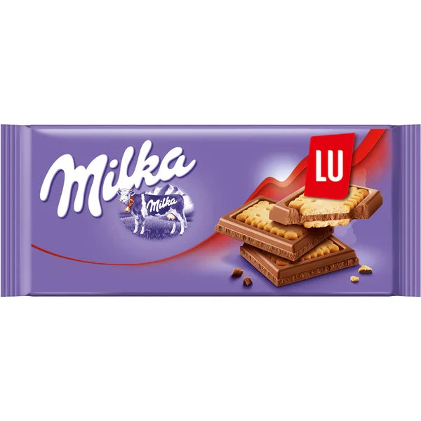 Milka LU Biscuit Chocolate Bar (87g) Single bar