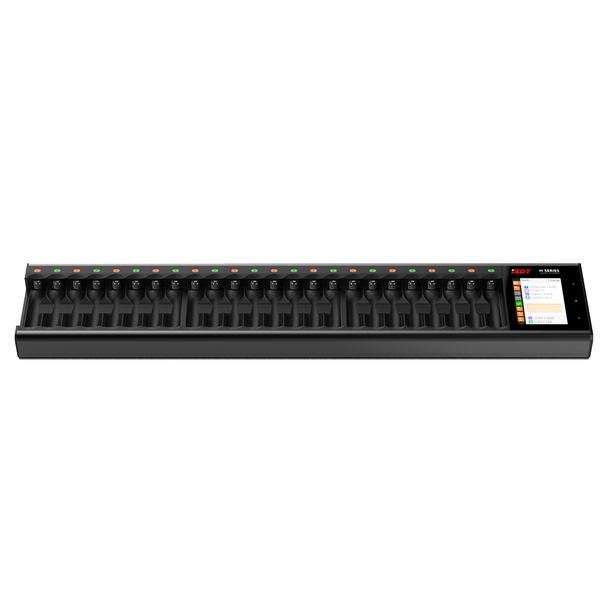 ISDT N24 24-Slot 48W Smart Fast Charger for AA AAA Rechargeable Batteries
