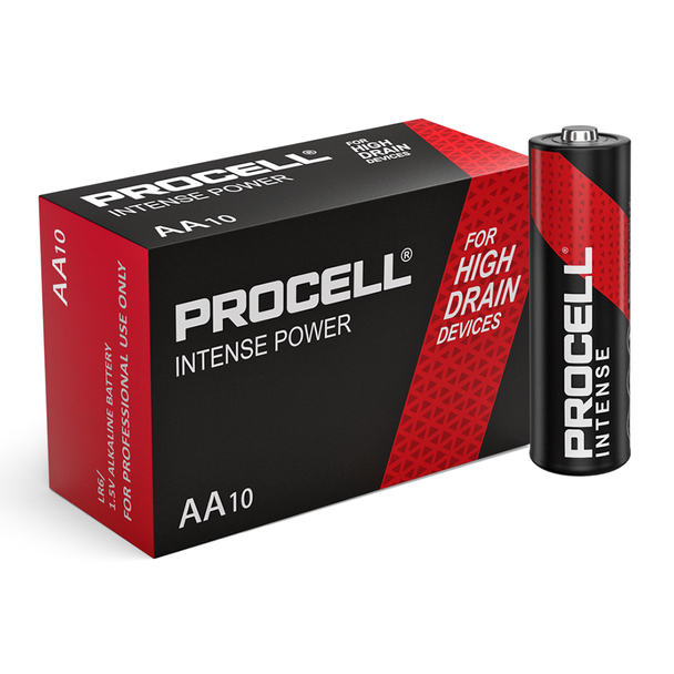 Duracell Procell Intense Power AA LR6 PX1500 Batteries | Box of 10