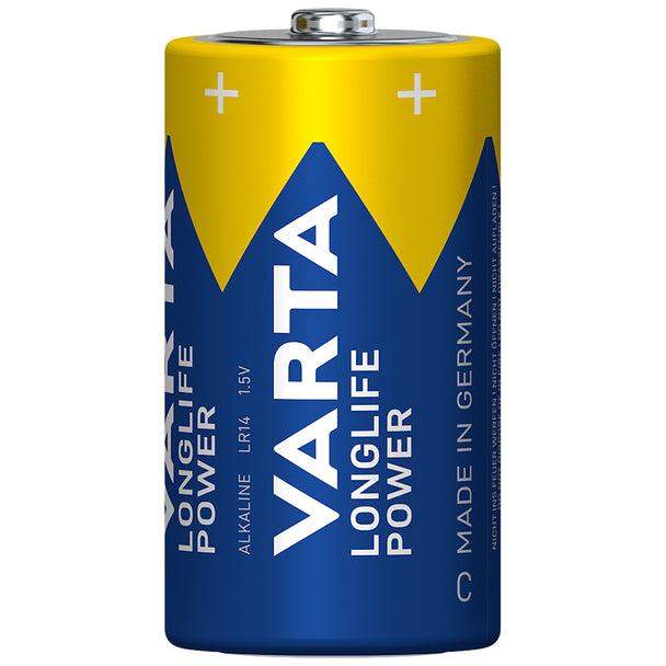 Varta Longlife Power C LR14 Alkaline Batteries | 2 Pack