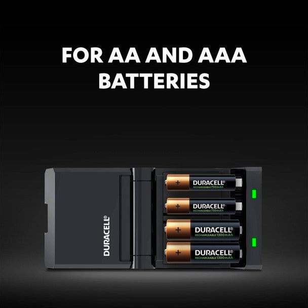 Duracell Hi-Speed Advanced Battery Charger CEF27 inc Batteries