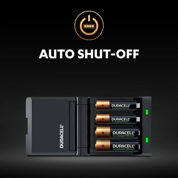 Duracell Hi-Speed Advanced Battery Charger CEF27 inc Batteries