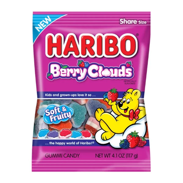 Haribo Berry Clouds USA Peg Bag - 4.1oz (117g)