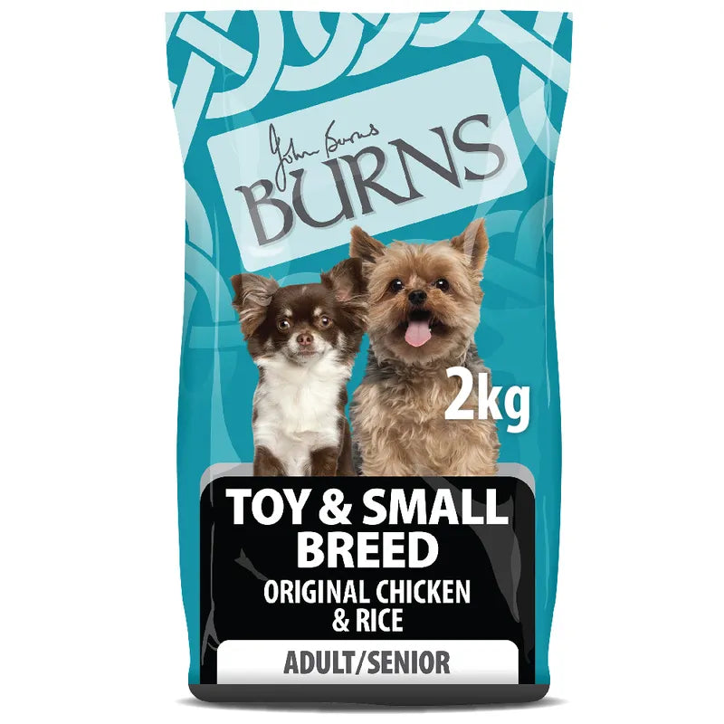Burns Adult & Senior Original Toy & Small Breed - Chicken & Rice