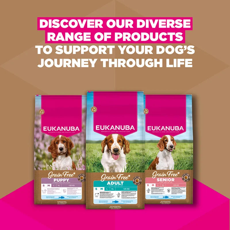 Eukanuba Adult Grain-Free Small & Medium Breed Ocean Fish