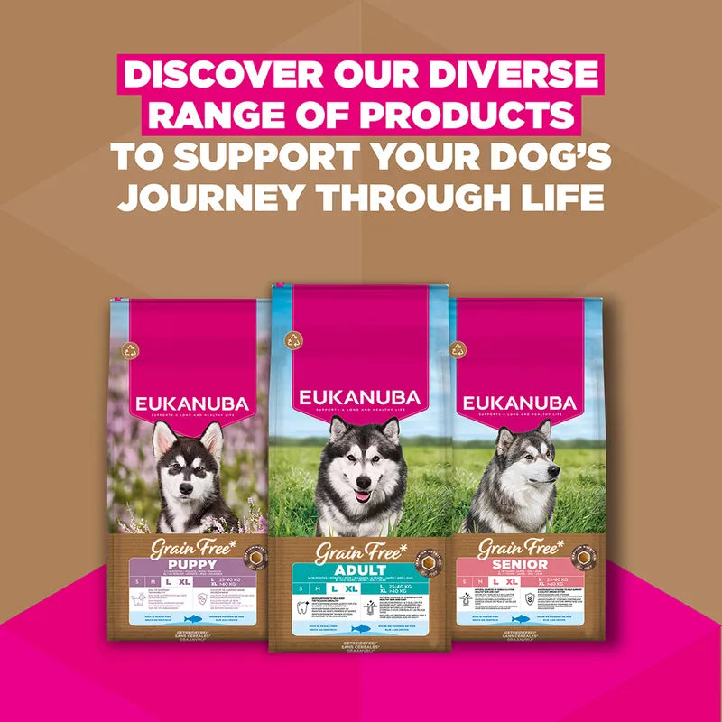 Eukanuba Grain Free Senior Large & Giant with Ocean Fish