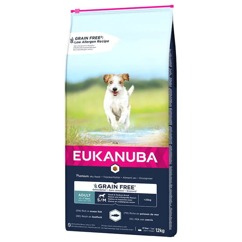 Eukanuba Adult Grain-Free Small & Medium Breed Ocean Fish