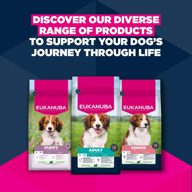 Eukanuba Premium Nutrition Senior Small & Medium Breed Lamb & Rice