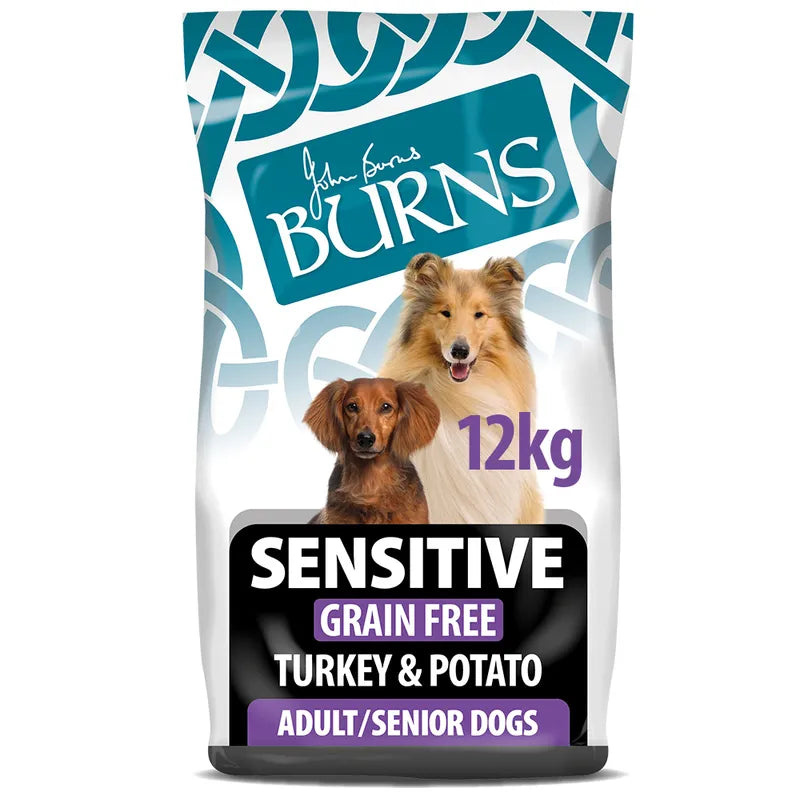 Burns Adult & Senior Sensitive Grain-Free - Turkey & Potato