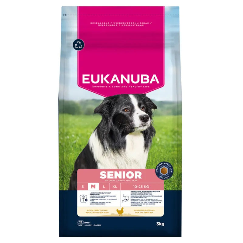 Eukanuba Premium Nutrition Senior Medium Breed Chicken