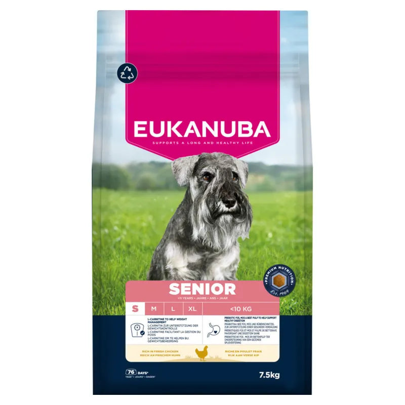 Eukanuba Premium Nutrition Senior Small Breed Chicken