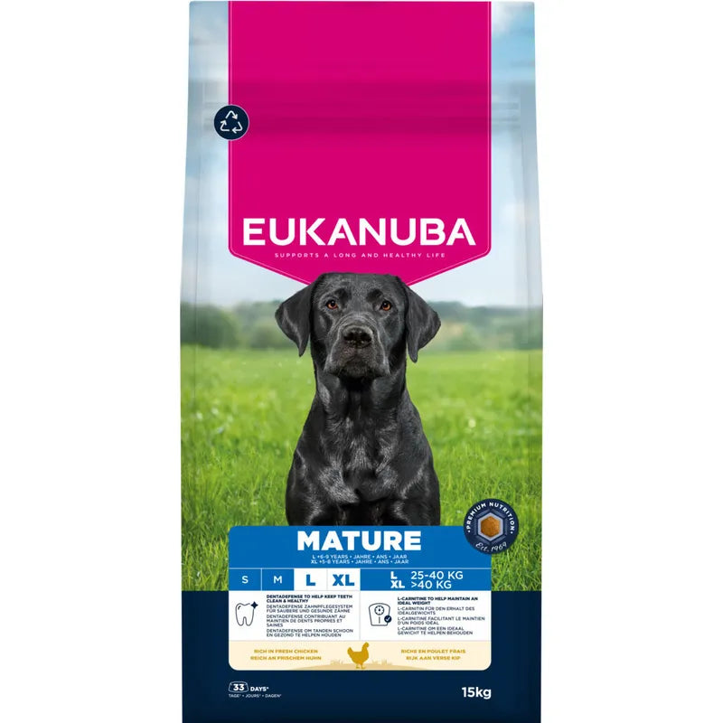 Eukanuba Premium Nutrition Mature Large & Giant Breed Chicken
