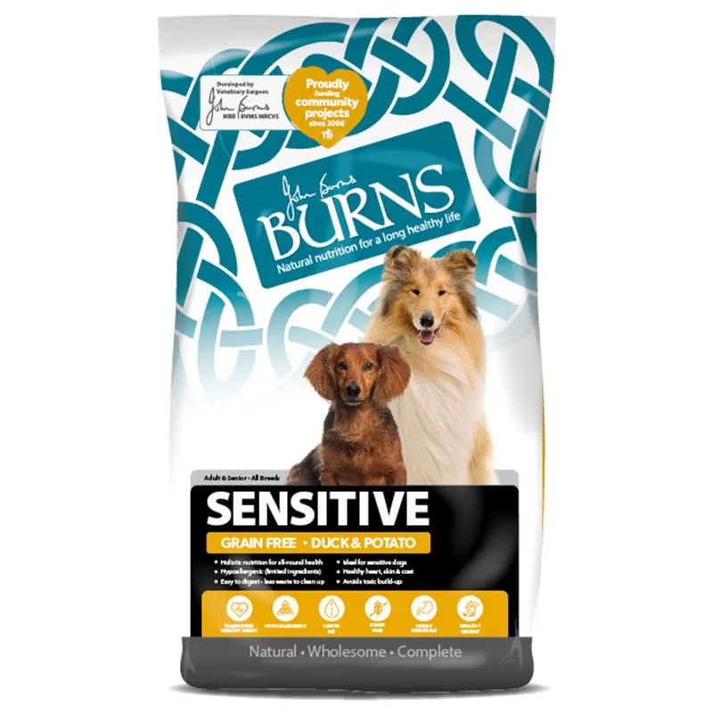 Burns Adult & Senior Sensitive Duck & Potato