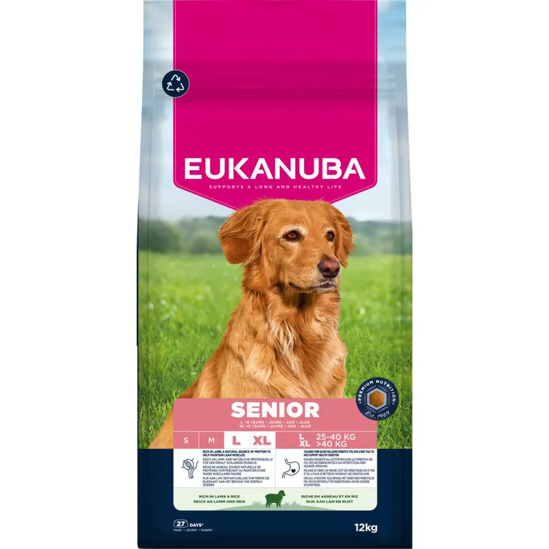 Eukanuba Premium Nutrition Senior Large & Giant Breed Lamb & Rice