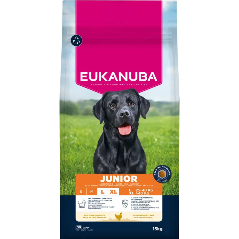 Eukanuba Premium Nutrition Junior Large & Giant Breed Chicken