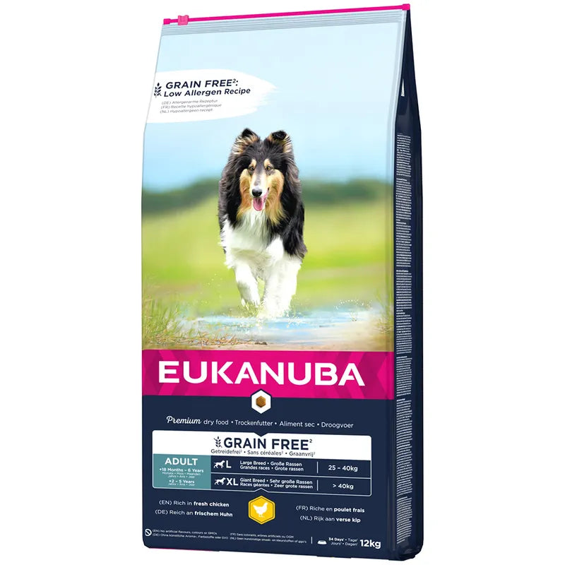 Eukanuba Grain-Free Adult Large & Giant Breed Chicken