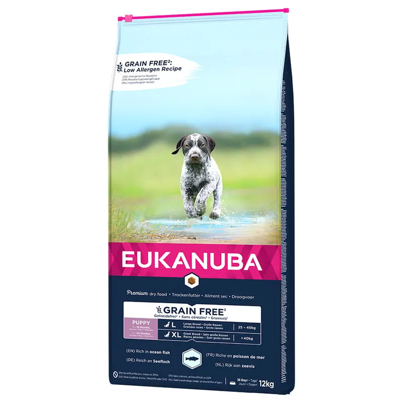 Eukanuba Grain Free Large Breed Puppy with Ocean Fish