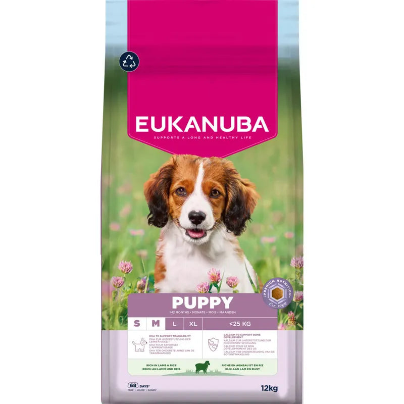 Eukanuba Premium Nutrition Puppy Small & Medium Breed Lamb & Rice
