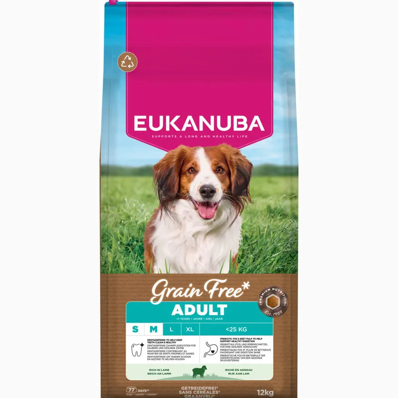 Eukanuba Grain-Free Adult Small & Medium Breed Lamb