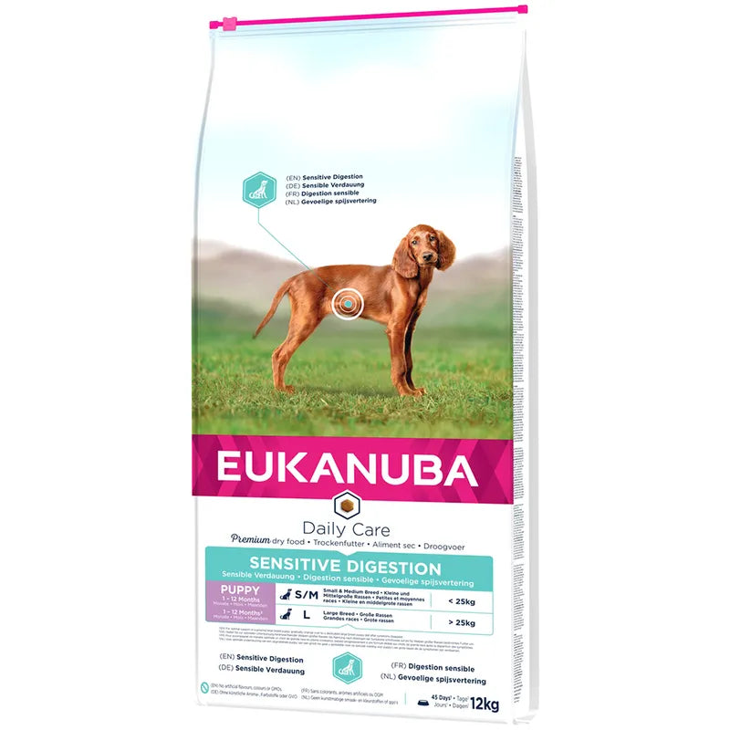 Eukanuba Daily Care Puppy Sensitive Digestion with Chicken & Turkey