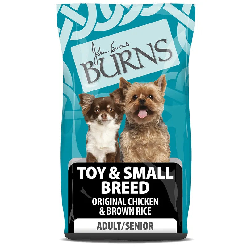 Burns Adult & Senior Original Toy & Small Breed - Chicken & Rice