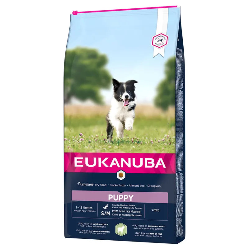 Eukanuba Puppy Small & Medium Breed – Lamb & Rice