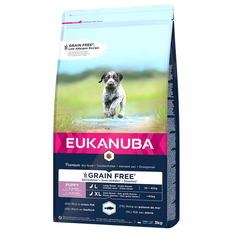Eukanuba Grain Free Large Breed Puppy with Ocean Fish