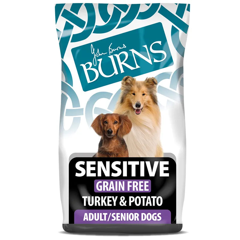 Burns Adult & Senior Sensitive Grain-Free - Turkey & Potato
