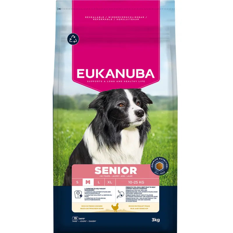 Eukanuba Premium Nutrition Senior Medium Breed Chicken