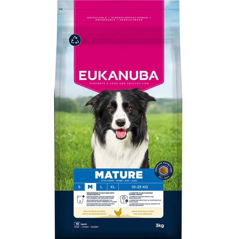Eukanuba Premium Nutrition Mature Medium Breed Chicken