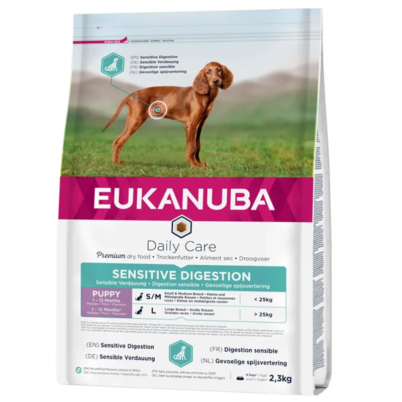 Eukanuba Daily Care Puppy Sensitive Digestion with Chicken & Turkey