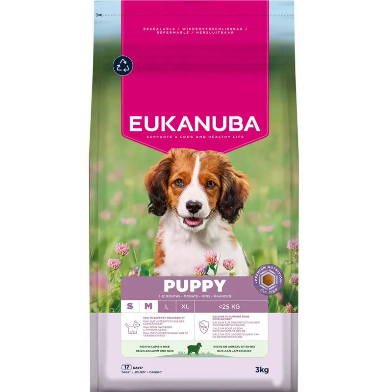 Eukanuba Premium Nutrition Puppy Small & Medium Breed Lamb & Rice