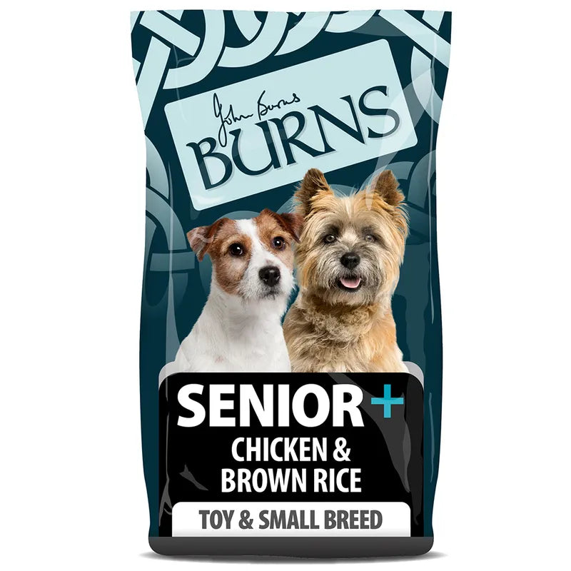 Burns Senior+ Toy & Small Breed - Chicken & Brown Rice