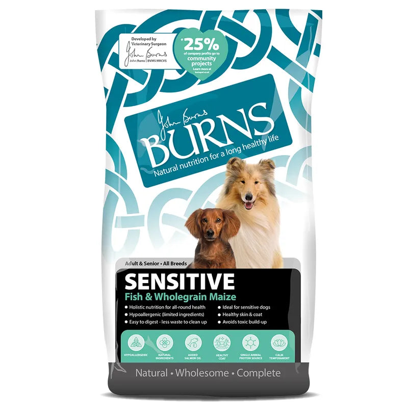 Burns Adult & Senior Sensitive - Fish & Wholegrain Maize