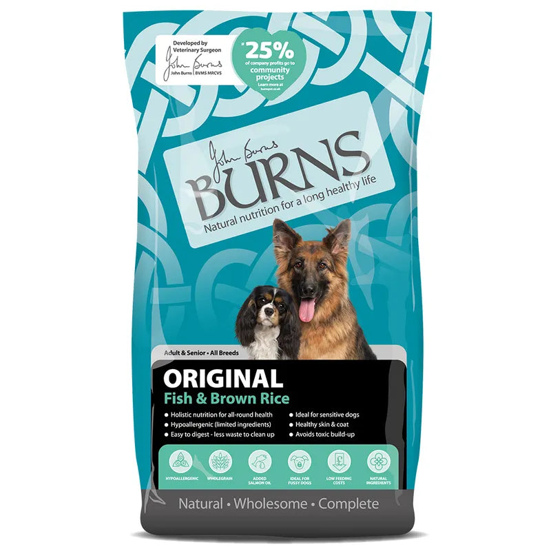 Burns Adult & Senior Original - Fish & Brown Rice