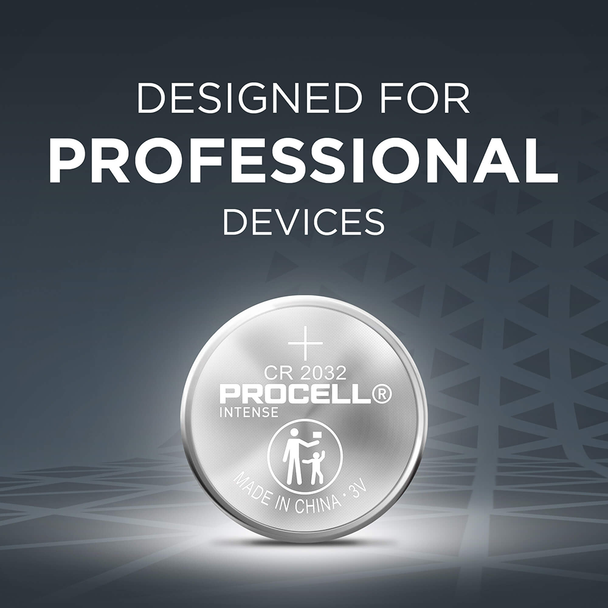 Duracell Procell Intense CR2032 Coin Cell Lithium Batteries | 5 Pack