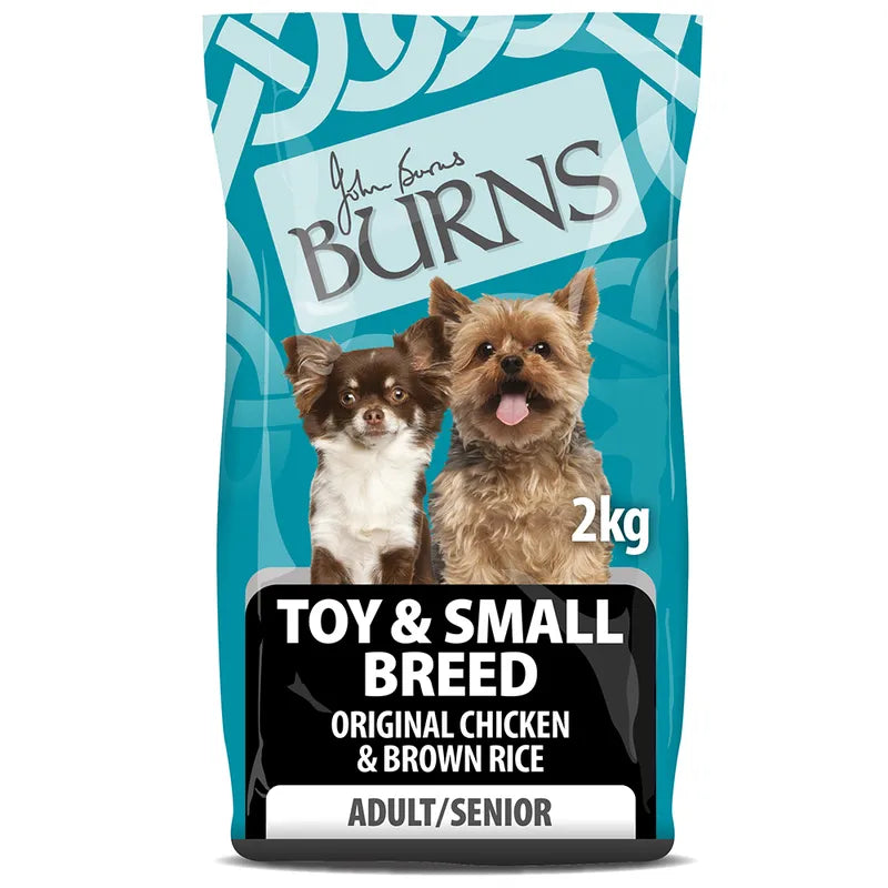 Burns Adult & Senior Original Toy & Small Breed - Chicken & Rice