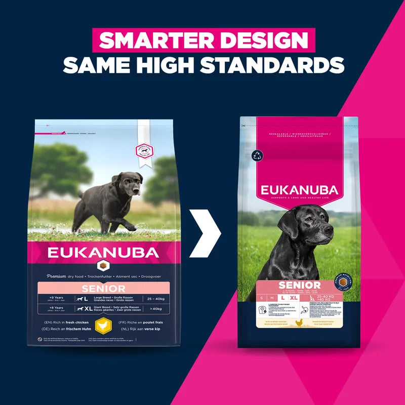 Eukanuba Premium Nutrition Senior Large & Giant Breed Chicken