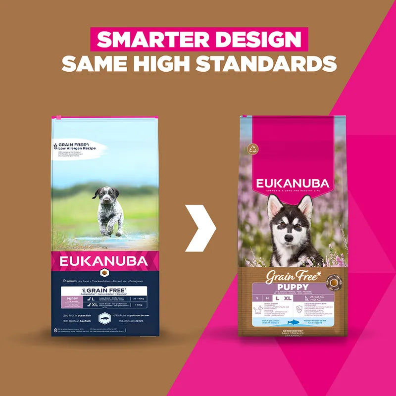 Eukanuba Grain Free Puppy Large & Giant Breed - Ocean Fish