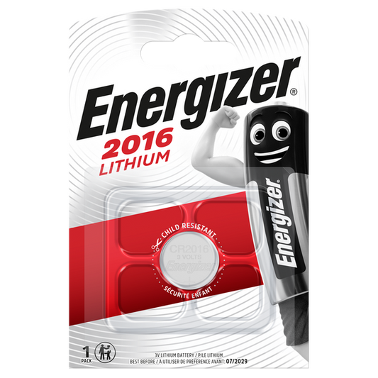 Energizer CR2016 Lithium Coin Cell Battery | 1 Pack