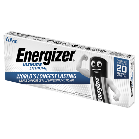 Energizer Ultimate Lithium AA LR6 L91 Batteries | 10 Pack