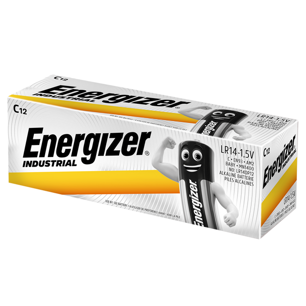 Energizer Industrial C LR14 Batteries | Box of 12