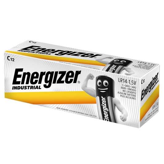 Energizer Industrial C LR14 Batteries | Box of 12