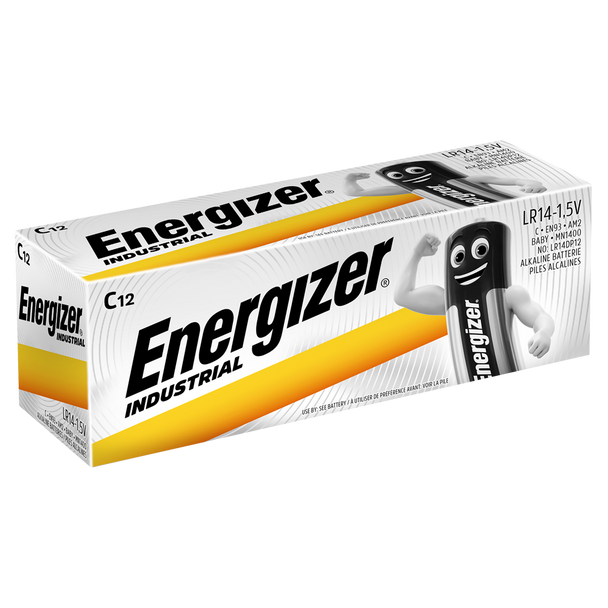 Energizer Industrial C LR14 Batteries | Box of 12