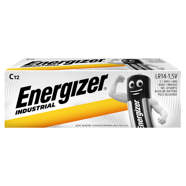 Energizer Industrial C LR14 Batteries | Box of 12
