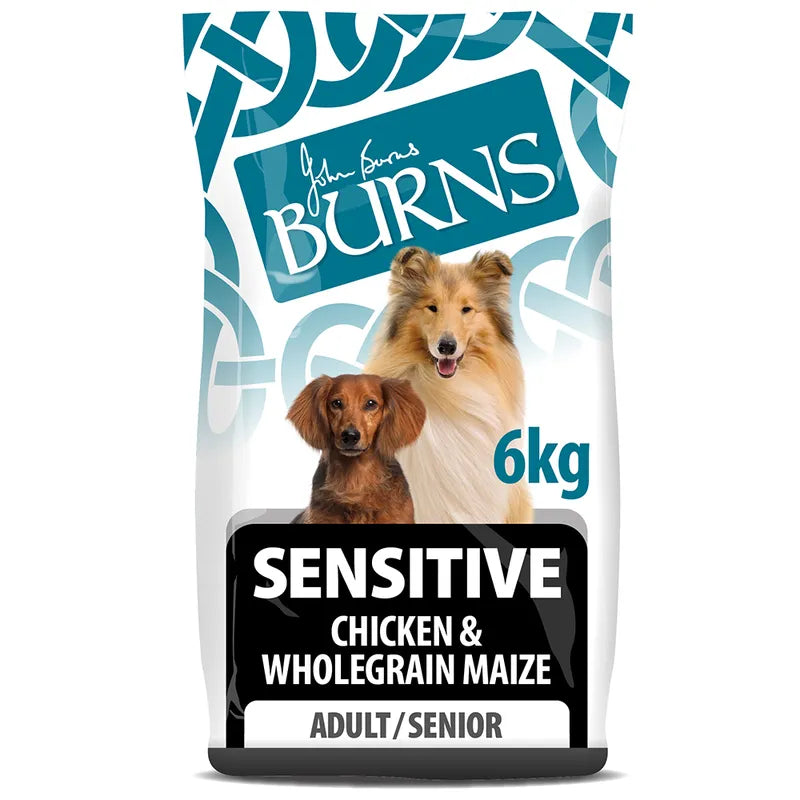 Burns Adult & Senior Sensitive - Chicken & Wholegrain Maize