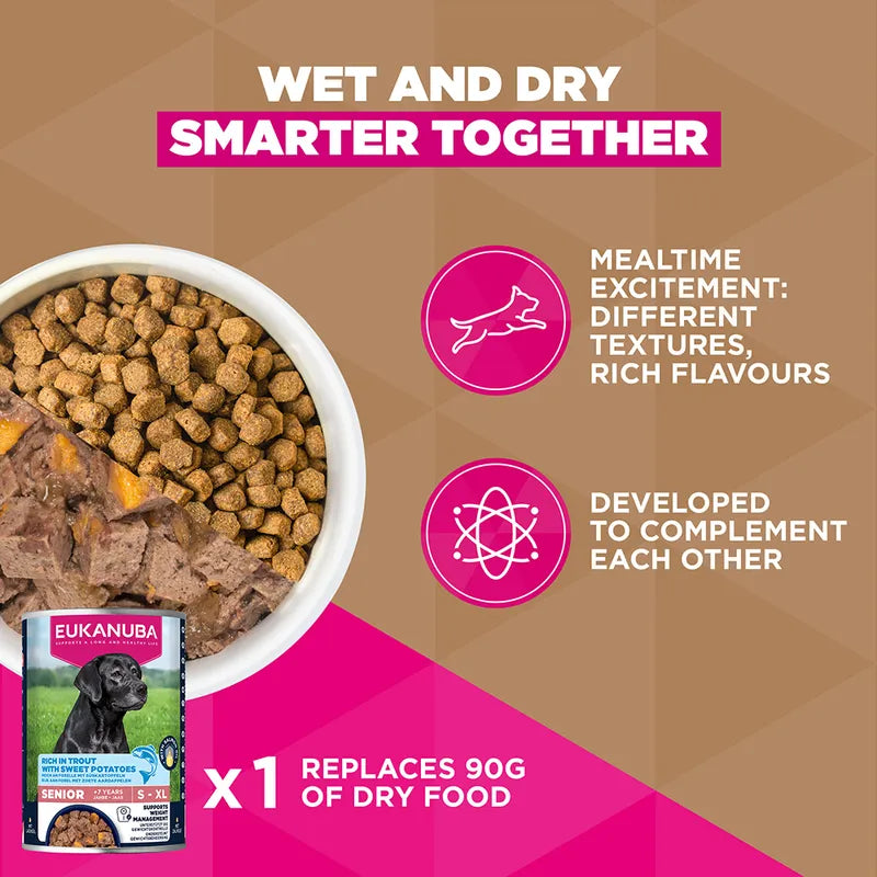 Eukanuba Grain-Free Senior Small & Medium Breed Ocean Fish